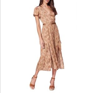 PAIGE Women's Alayna Short Sleeve Mid Length Dress
